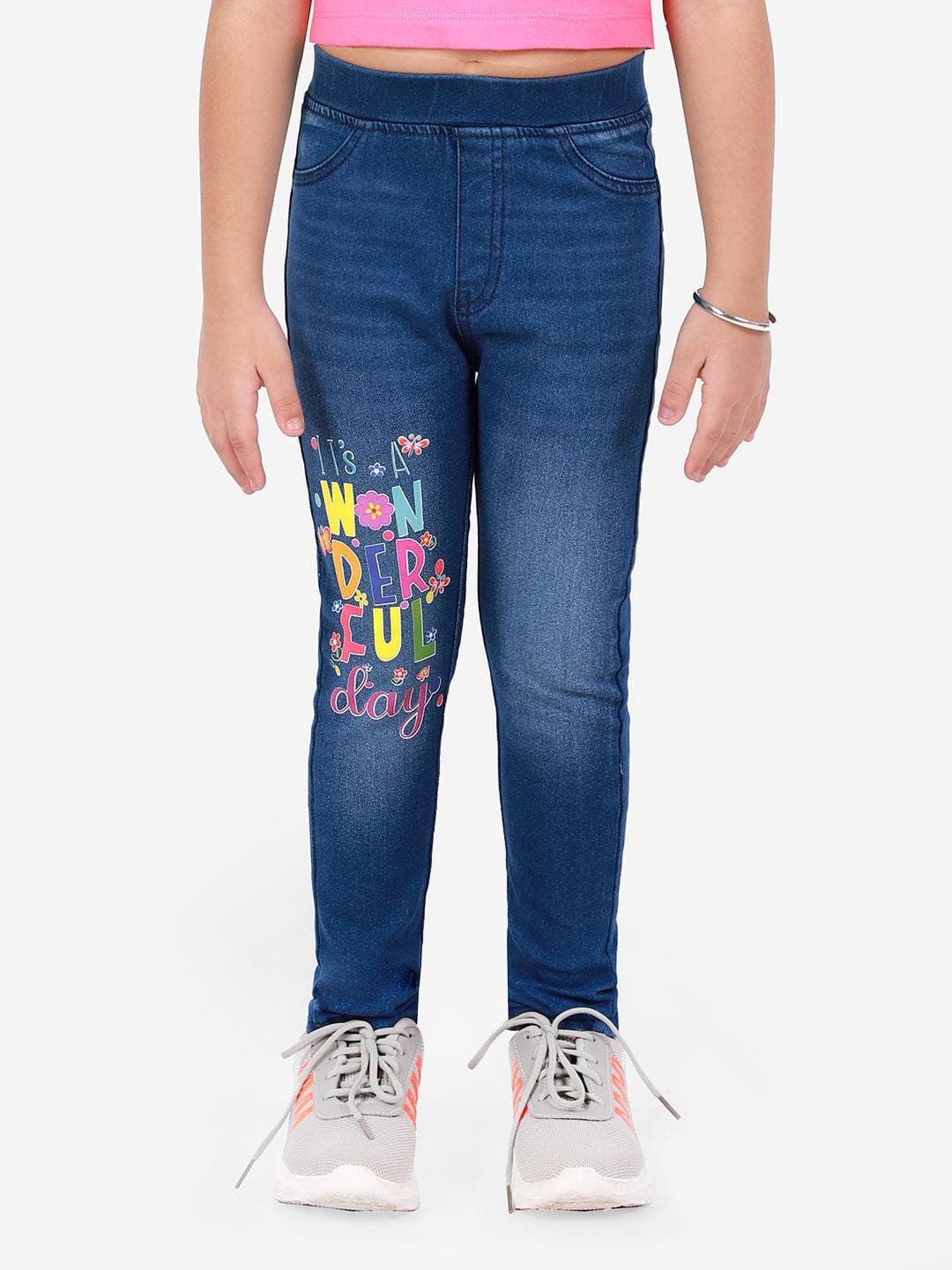Naughty Ninos Girls Stretch Denim Jeggings for 5 to 15 years