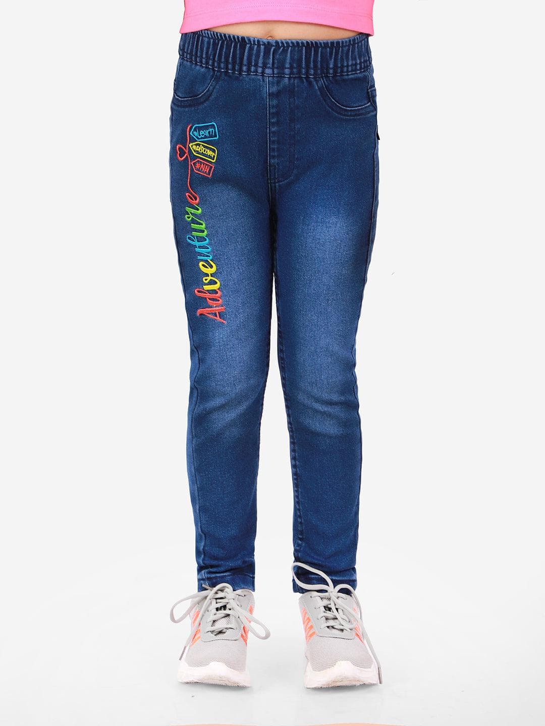 Naughty Ninos Girls Stretch Denim Jeggings for 5 to 15 years