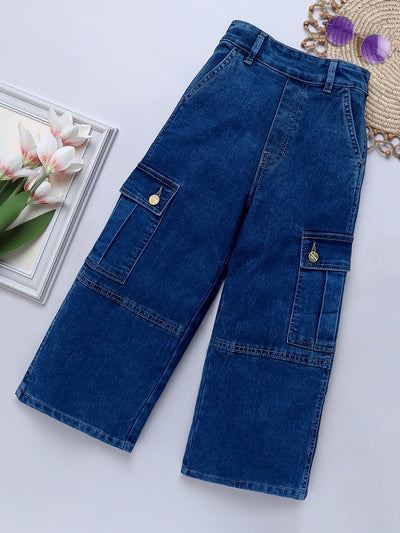 Cotton Denim Cargo for Girls & Boys