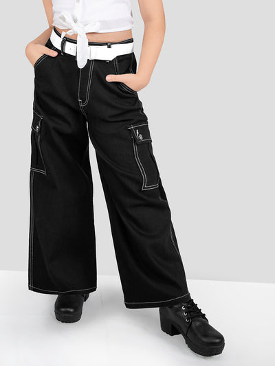 Cotton Denim Cargo for Girls & Boys