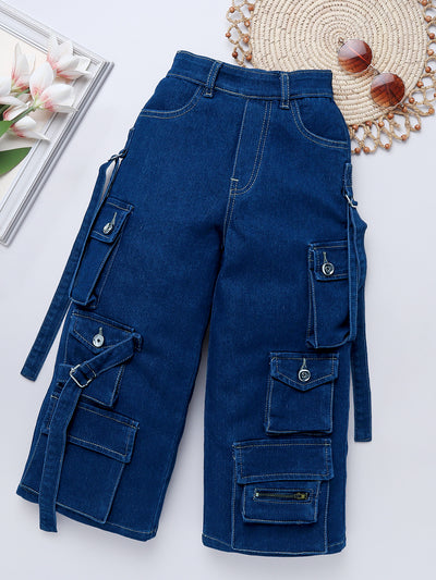 Denim Ten Pockets Cargo for Girls & Boys
