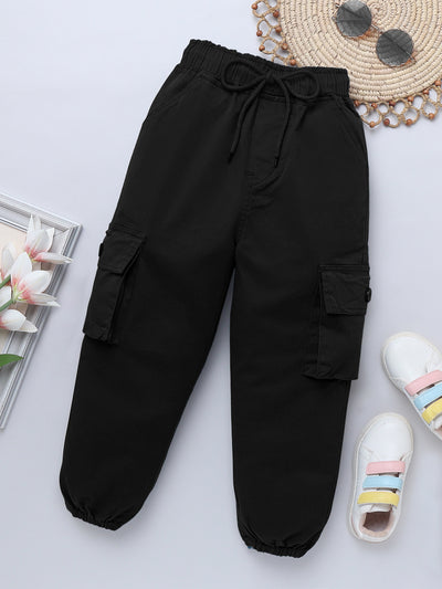 Cotton Black Cargo for Girls & Boys
