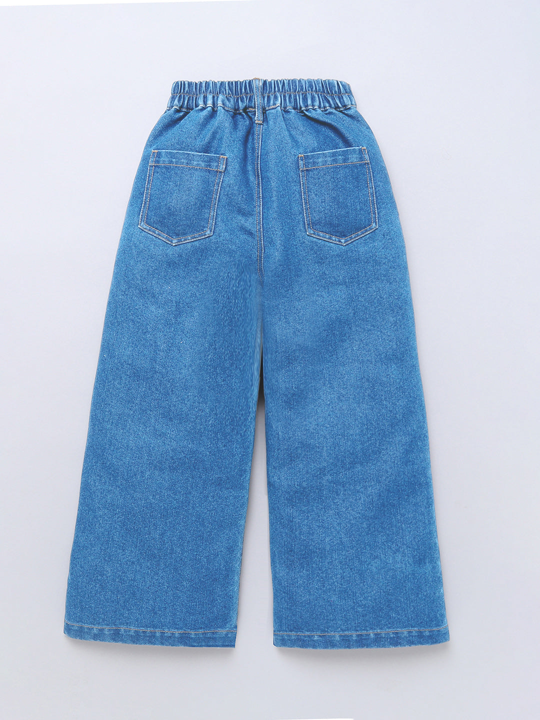 Cotton Denim Flared Jeans for Girls & Boys