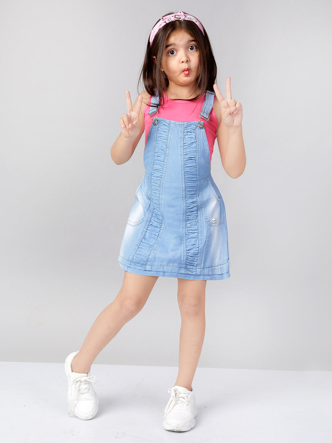 Denim dress with t shirt shop