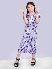 Floral Printed Basic Jumpsuit