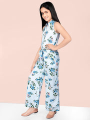 Floral Printed Top with Palazzos