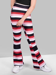 Printed Quick Dry Polyester Jeggings For Girls