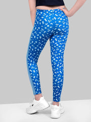 Printed Quick Dry Polyester Jeggings For Girls
